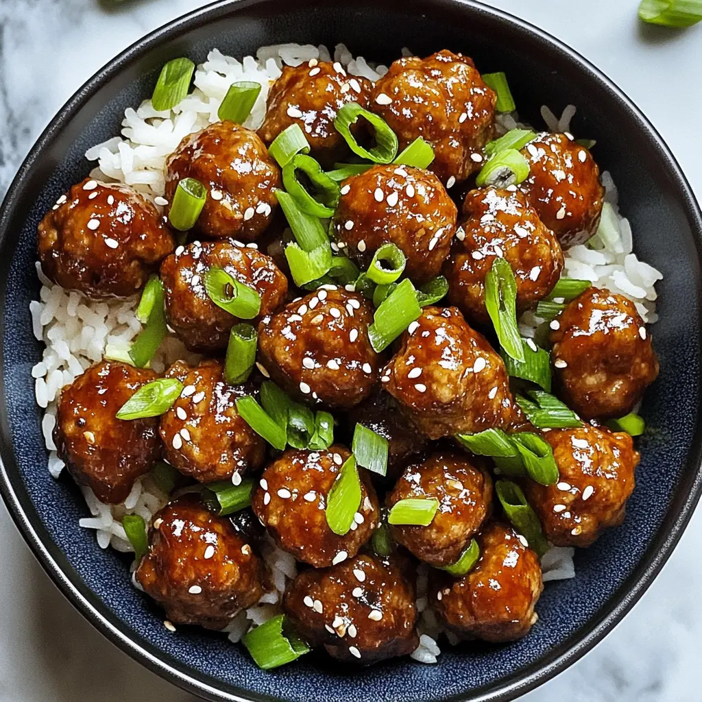 These Asian meatballs are a tasty combination of garlic, ginger, and soy sauce, perfect for effortless meals! Made in the crockpot, they’re bursting with flavor and wonderfully tender. Great for busy weeknights or entertaining guests. Save this recipe to bring these delightful meatballs to your next gathering or family dinner!