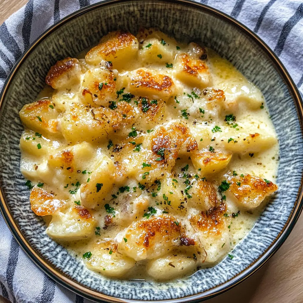 These Creamy Garlic Potatoes are the perfect side dish that everyone will love! With their rich, buttery texture and a hint of garlic, they elevate any meal. Made with simple ingredients, they're easy to prepare and ideal for family dinners or gatherings. Save this recipe for your next feast and impress your guests with flavorful goodness!