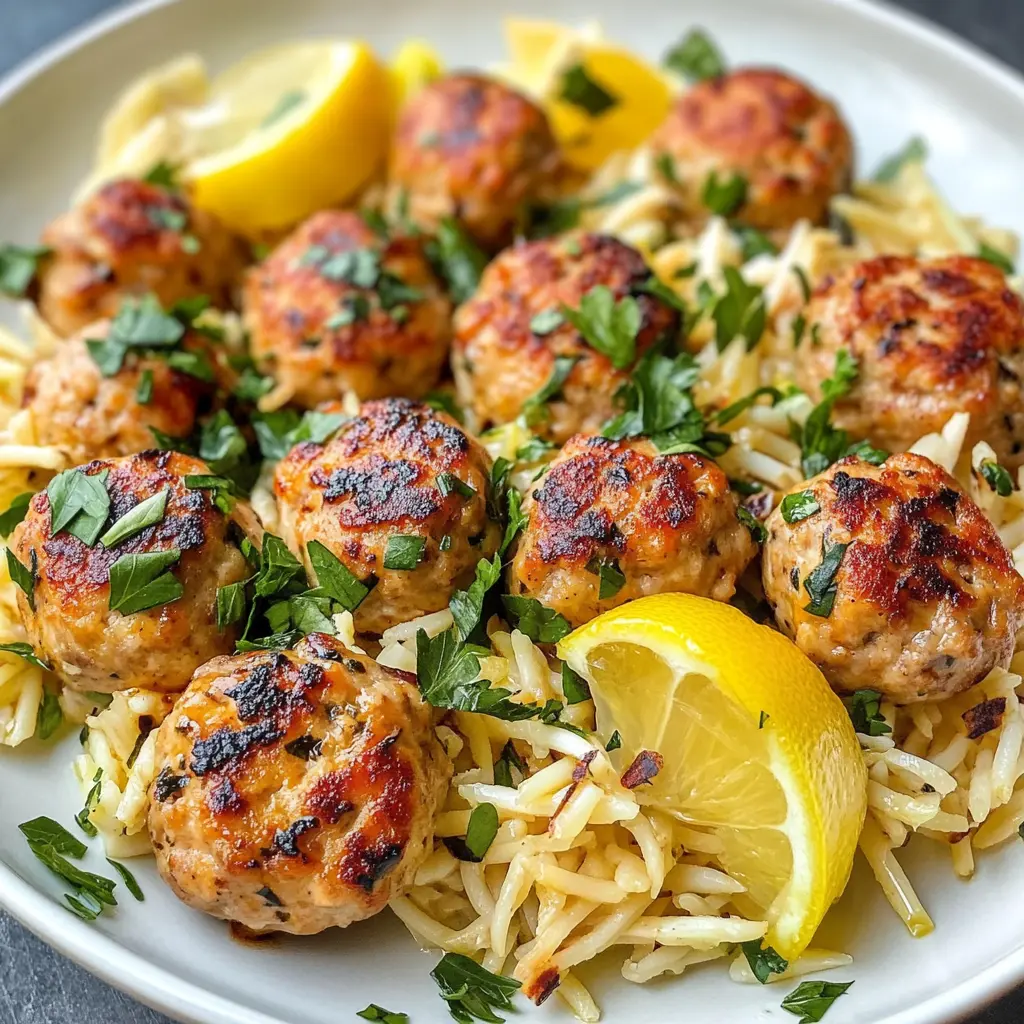 These Greek Chicken Meatballs are packed with flavor and are perfect for any occasion! Made with juicy ground chicken, fresh herbs, and spices, they bring the Mediterranean right to your table. They’re easy to whip up and great for meal prep or a delightful dinner party. Save this recipe for a delicious twist on traditional meatballs!