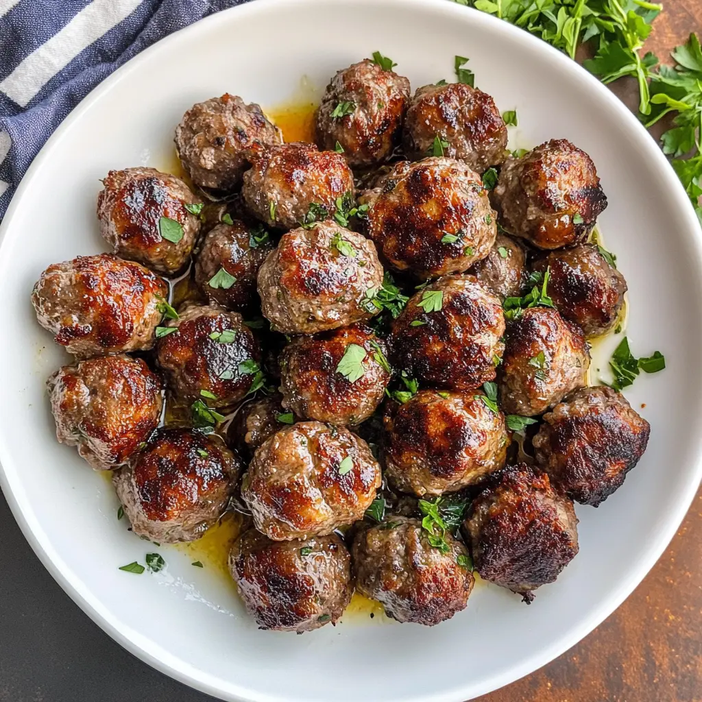 Bring the taste of Greece to your table with these flavorful Greek meatballs! Filled with herbs and spices like oregano and mint, they are perfect for an easy weeknight dinner or a weekend gathering. Serve them with a side of tzatziki and a fresh Greek salad. Save this recipe for your next dinner party or family meal!