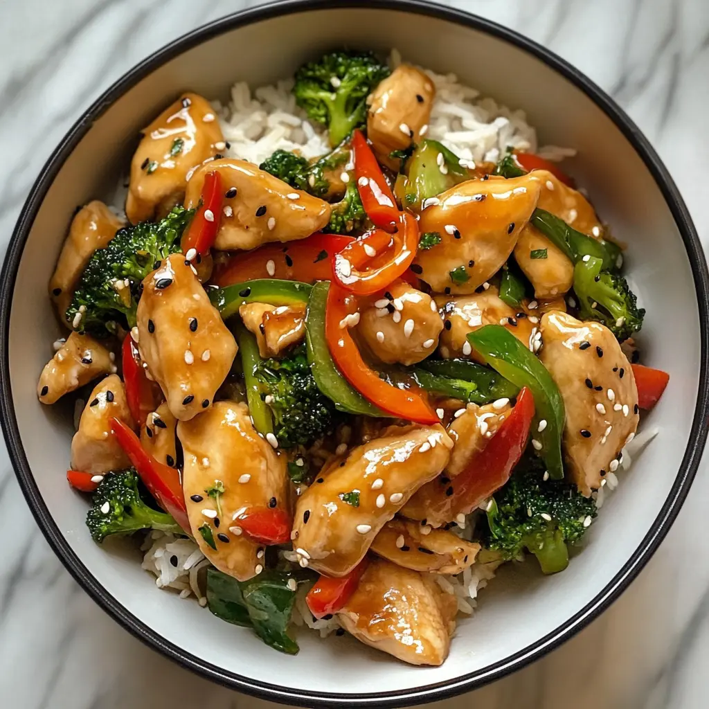 Transform your weeknight meals with this Honey Garlic Chicken Stir-Fry! Bursting with sweet and savory flavors, this easy recipe features tender chicken, colorful veggies, and a delightful honey garlic sauce. Perfect for busy evenings or meal prep, save this dish for a quick dinner idea your family will love!