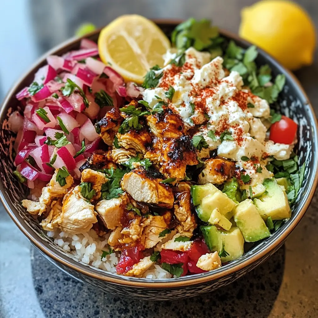 Spice up your dinner with these Honey Harissa Chicken Bowls! This recipe features a perfect blend of sweet honey and zesty harissa, creating a deliciously unique flavor. Packed with juicy chicken, fresh veggies, and your choice of grains, it's a complete meal in one bowl. Save this recipe for a weeknight dinner or meal prep to enjoy all week long!