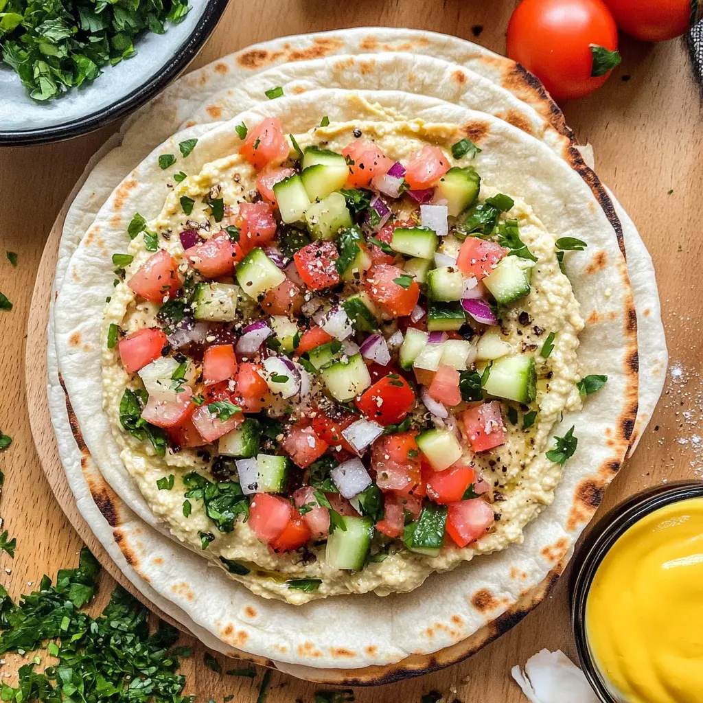 Revamp your lunch with these Loaded Hummus Pitas! Bursting with fresh veggies, creamy hummus, and zesty flavors, this easy recipe is a healthy option for any busy day. Perfect for meal prep or a light dinner. Save this pin and bring some excitement to your next meal!