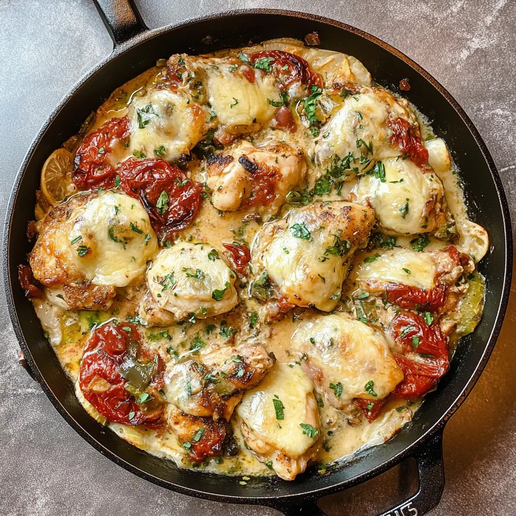 Looking for a flavorful and easy dinner? This Mediterranean Chicken Skillet is packed with juicy chicken, vibrant veggies, and a blend of aromatic spices that bring the sunny flavors of the Mediterranean right to your table. Perfect for busy weeknights or meal prep! Save this recipe and enjoy a quick, healthy meal anytime.