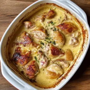 Warm up your kitchen with this comforting French Chicken Casserole à la Normande! With tender chicken, creamy sauce, and a touch of sweet apples, this dish is perfect for family gatherings or a cozy dinner. Save this recipe to enjoy a taste of France any time you like! Ideal for weeknight meals or special occasions.