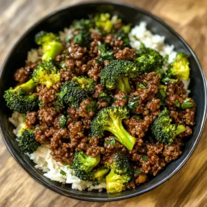 Looking for a quick and tasty dinner? This Ground Beef and Broccoli recipe is perfect for busy weeknights! Packed with protein and vibrant greens, it's a healthy and satisfying meal that the whole family will love. Save this recipe for a simple stir-fry that delivers on flavor and nutrients. Great for meal prep or a cozy family dinner!